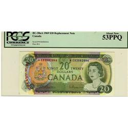 1969 $20 BC-50aA *EB2082846 PCGS AU53PPQ
