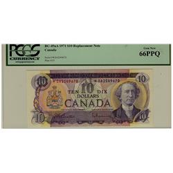 1971 $10 BC-49aA *DA2549670 PCGS UNC66PPQ