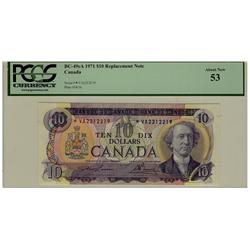 1971 $10 BC-49cA *VA2212219 PCGS AU53