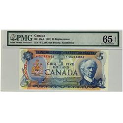 1972 $5 BC-48aA *CC2983836 PMG UNC65EPQ