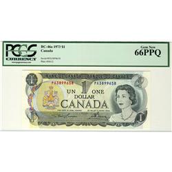 1973 $1 BC-46a PA3899658 PCGS UNC66PPQ