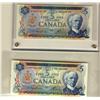 Image 1 : 1975 $5 BC-48bA #*SW2215173 & #*SB1286234.  Lot of 2 UNC notes.