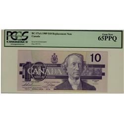 1989 $10 BC-57aA ADX0486095 PCGS UNC65PPQ