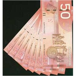 2006 $50 BC-65a #AHM1944092, 1944000, 1944066, 1944606, 1944444, 1944194, 1944491.  Lot of 7 Choice