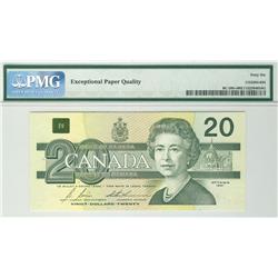 ERROR 1991 $20 BC-58b-i AWA2296236 Missing 1st Print Error PMG UNC66EPQ