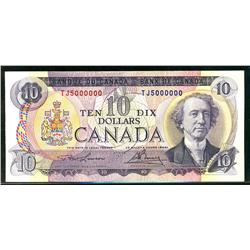 Million 1971 $10 BC-49c Million #TJ5000000.  EF to AU example.