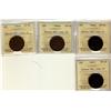 Image 1 : BR:997, LEES 27, 30, 31, 32, lot of 4 tokens.  All ICCS EF40.