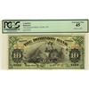 Image 1 : The Dominion Bank 1925 $10 CH-220-18-10 S/N 401498 PCGS EF45.  A very flashy example with great colo