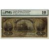 Image 1 : La Banque d'Hochelaga 1907 $5 #366844 CH-360-18-04 PMG VG10, only 4 examples known.