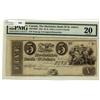 Image 1 : The Mechanics Bank of St, Johns 18xx $5 CH-440-10-02R PMG VF20