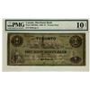 Image 1 : The Merchants Bank 1868 $1 35256 CH-460-10-02a PMG VG10