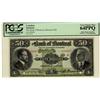 Image 1 : The Bank of Montreal 1914 $50 CH-505-54-16S PCGS UNC64PPQ