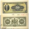 Image 1 : The Royal Bank of Canada 1913 $50 CH-630-12-14 PCGS AU58, Face and Back proofs AU55.