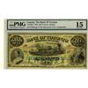 Image 1 : The Bank of Toronto 1929 $20 #97958 CH-715-22-62 PMG F15