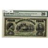 Image 1 : 1902 $4 DC-17b 221924 PMG VF20
