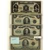 Image 1 : 1914 $2 DC-22-a-i #076334-J & 1923 $1 DC-25 (6).  Lot of various 1923 $1 issues all black seals.  7 