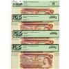 Image 1 : 1974 $2 BC-47aA *RE6766662-665 lot of 4 consecutives serial numbers all PCGS UNC63PPQ except the fir