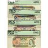 Image 1 : 1972 $5 BC-48b, $5 Bc-48a, 1971 $10 BC-49c, 1979 $20 BC-54c-i lot of 4 notes all PCGS UNC64PPQ