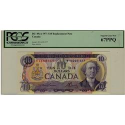 1971 $10 BC-49cA *VA2251577 PCGS UNC67PPQ