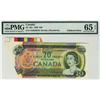 Image 1 : ERROR, 1969 $20 BC-50a #EX6880591, Major Fold Over error PMG Gem UNC65EPQ.