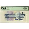 Image 1 : ERROR 1986 $5 Bc-56b FNW5138405 Cutting Error PCGS UNC65PPQ