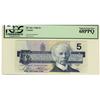 Image 1 : Low Serial Number 1986 $5 BC-56c-i ANA0000927 PCGS UNC68PPQ