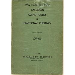 Std Cata of Canadian & Newfoundland Coins, Tokens,& Fractional Currency.  1952