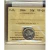 Image 1 : N.B. 1864 10¢ ICCS VF20.