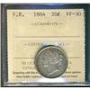 Image 1 : N.B. 1864 20¢ ICCS VF30.