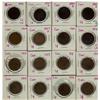 Image 1 : Lot of 16 Large cents.  1882H - 1919.  Grades vary from VG-8 to AU-50.  Some better pieces are inclu