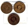 Image 1 : N.S. 1862 1¢.  Lot of 3 coins.  Fine in grade.