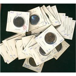Nfld 1¢ lot, 1865, 1872H, 1873 (2), 1876H (2), 1880 RO (2), 1888, 1890, 1894, 1896, 1904H, 1907, 190