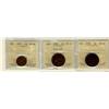 Image 1 : 1858 1¢, 1859 W/9/8 & 1925 ICCS EF40.  Lot of 3 key dates.