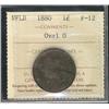 Image 1 : Nfld 1880 1¢ Oval 0 ICCS F12.