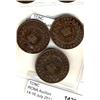 Image 1 : Nfld 1888 1¢.  Lot of 3 coins in Fine condition.