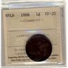 Image 1 : Nfld 1888 1¢ ICCS VF20.