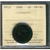 Image 1 : Nfld 1888 1¢ ICCS VF30.