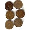 Image 1 : Nfld 1904H 1¢, 1907, 1909, 1913, 1919c & 1920c.  Lot of 6 coins all EF and better.  Should be viewed