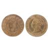 Image 1 : 1888 1¢ Repunched Middle 8 ICCS MS65RD.  Nice 90% red with lustre.  Better variety.