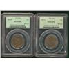 Image 1 : Nfld 1913 1¢ PCGS MS64RB & 1929 1¢ PCGS MS64BN.  Lot of 2 coins.