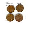 Image 1 : Nfld 1940 & 1941c 1¢ Re-eng and Double Die varieties.   Lot of 4 coins, two of each date VF+ to EF.