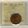Image 1 : 1897 1¢ ICCS MS64RD.