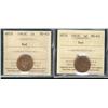 Image 1 : Nfld 1943c 1¢ ICCS MS63RD.  Lot of 2 coins.