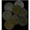 Image 1 : 1900 1¢ VF to EF.  Lot of 8 coins.