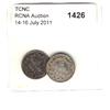 Image 1 : Nfld 1865 & 1881 5¢.  Lot of 2 coins both F/VF or better.  Should be viewed.