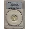 Image 1 : Nlfd 1872H 5¢ PCGS MS66.  Spectacular blast white issue.
