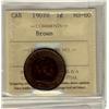 Image 1 : 1907H 1¢ ICCS MS60RB,