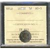 Image 1 : Nfld 1873H 5¢ ICCS AG-3.  Key issue with nice visible reverse and date, should be considered a Good.