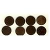 Image 1 : 1907H 1¢.  Lot of 8 coins all VF to EF or better.