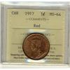 Image 1 : 1917 1¢ ICCS MS64RD.